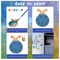 30 Wooden Magnet Painting Craft Kit, Paint Your Own Easter Art and Craft Supplies, Basket Stuffers Party Favors for Boys Girls, Classroom Prize Goodie Bag Gifts